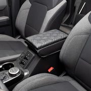 I-Line Arm Rest Cover Black Leather Arrow Grid Pattern - IAG-ACC-F3081