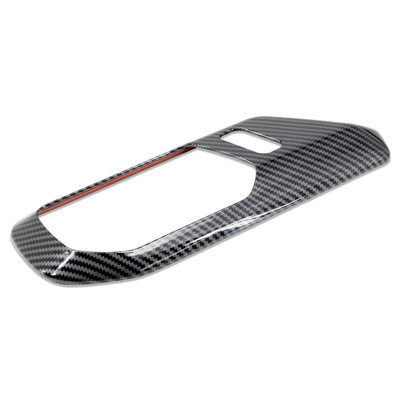 I-Line 2pc Interior Door Handle Cover Gloss Carbon - IAG-ACC-F3088 image 3