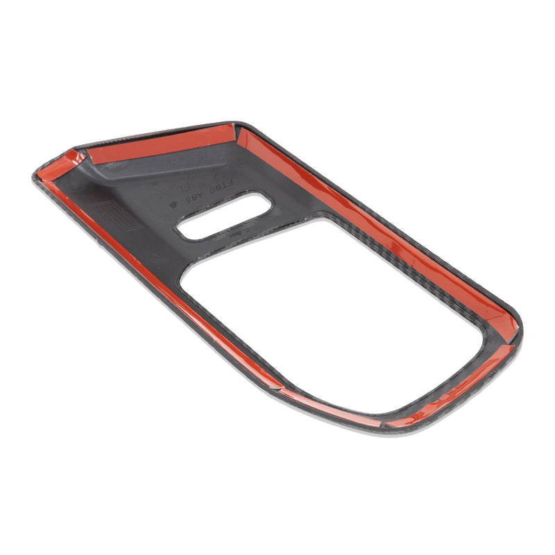 I-Line 2pc Interior Door Handle Cover Gloss Carbon - IAG-ACC-F3088 image 4