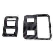 I-Line 2pc Window Switch Panel Cover Kit Gloss Carbon - IAG-ACC-F3090 image 2
