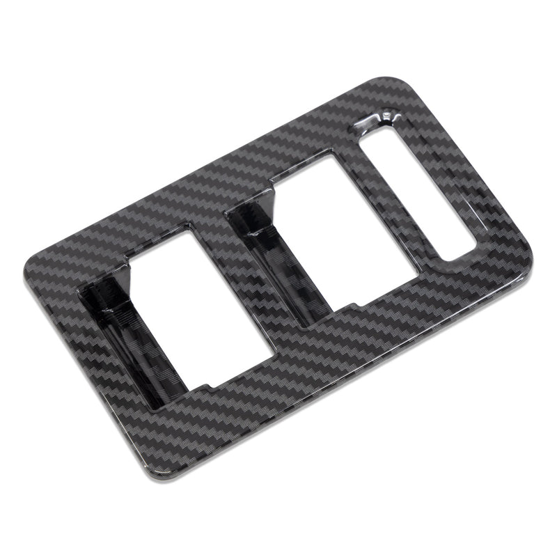 I-Line 2pc Window Switch Panel Cover Kit Gloss Carbon - IAG-ACC-F3090 image 3