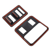 I-Line 2pc Window Switch Panel Cover Kit Gloss Carbon - IAG-ACC-F3090 image 5