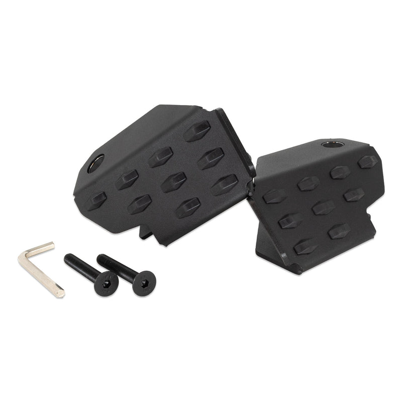 I-Line 2pc Front Door Foot Rest Pedal Anti-Slip - IAG-ACC-F3098 image 2