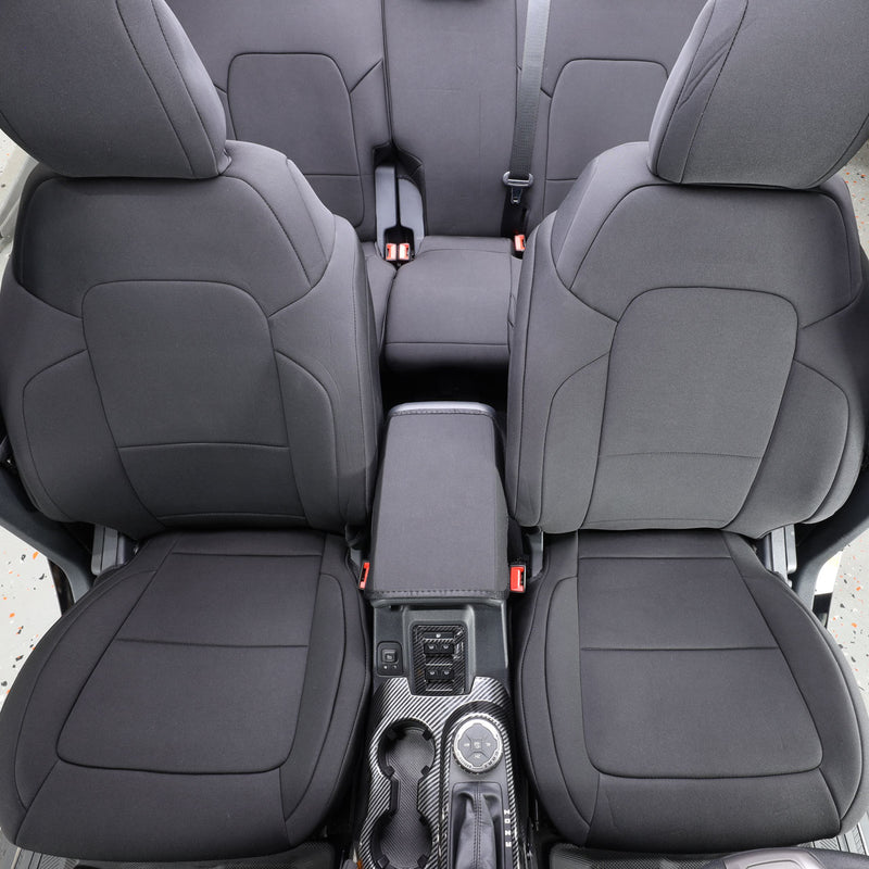 I-Line Seat Cover Set Black Neoprene - IAG-ACC-F3105 image 2