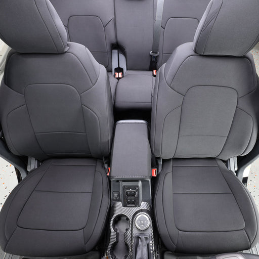 I-Line Seat Cover Set Black Neoprene - IAG-ACC-F3105 image 2