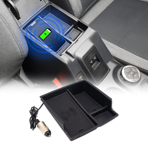 I-Line Armrest Organizer with Wireless Charging Pad - IAG-ACC-F3139