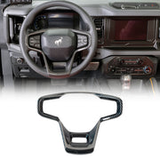 I-Line Gloss Carbon Steering Wheel Accent Cover - IAG-ACC-F3143