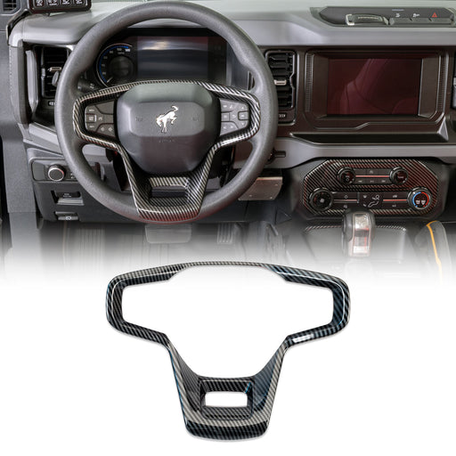 I-Line Gloss Carbon Steering Wheel Accent Cover - IAG-ACC-F3143