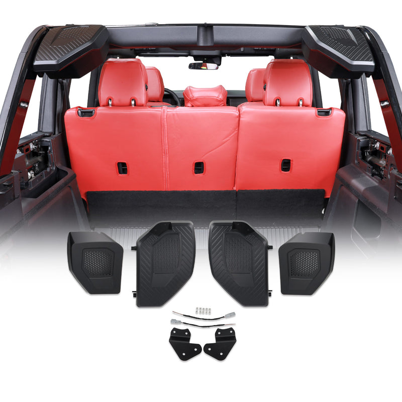 I-Line Rear D Pillar Audio Cover for 6.5\\" Speaker - IAG-ACC-F3158