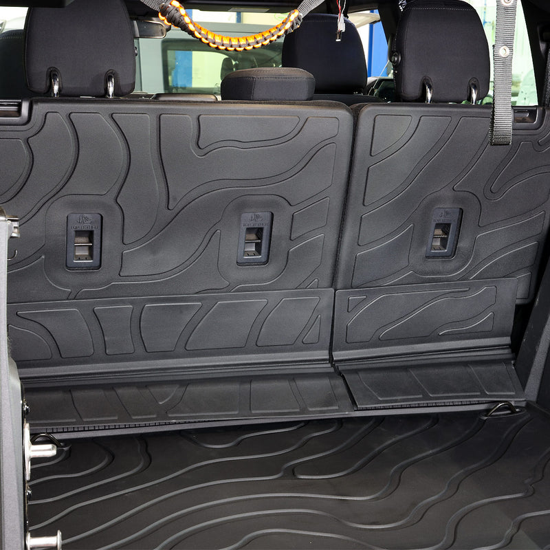 I-Line TPE Terrain Pattern Molded Rear Seat Protector Mat - IAG-ACC-F3183 image 2