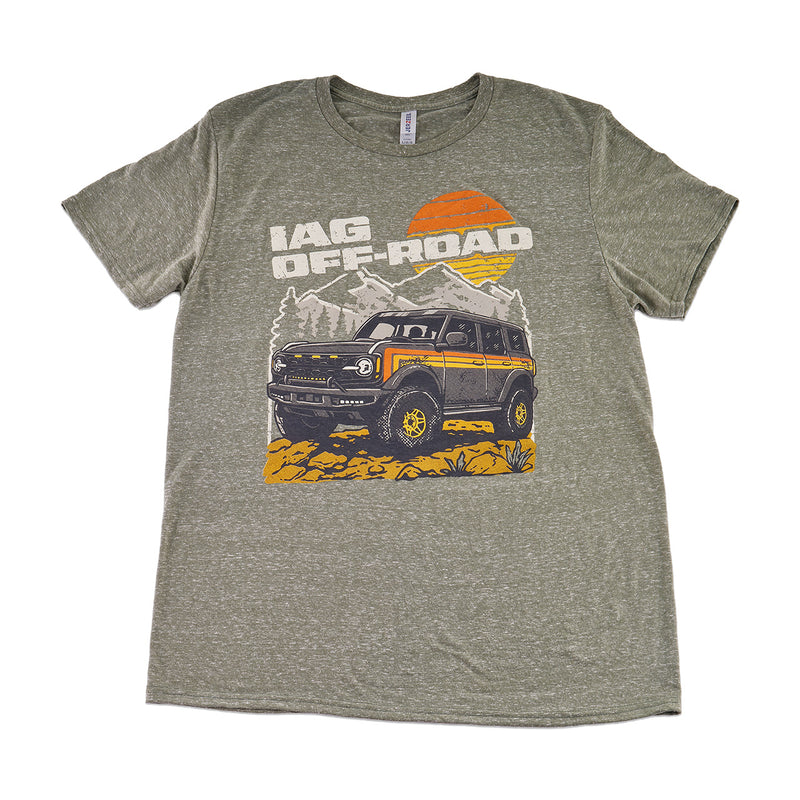 Retro Mountain Heather Green T-Shirt - XXL - IAG-APP-2110XXL image 2