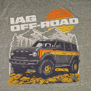 Retro Mountain Heather Green T-Shirt - S - IAG-APP-2110S image 3