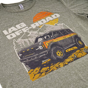Retro Mountain Heather Green T-Shirt - XXL - IAG-APP-2110XXL image 4