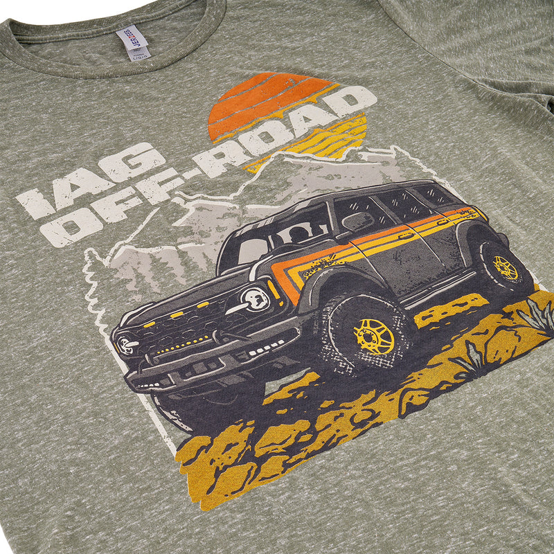 Retro Mountain Heather Green T-Shirt - XXL - IAG-APP-2110XXL image 4