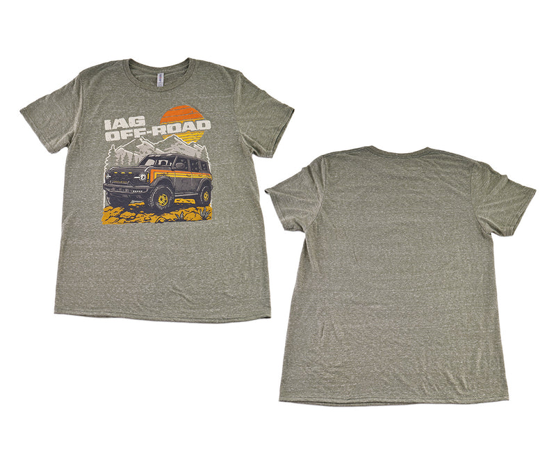 Retro Mountain Heather Green T-Shirt - XXL - IAG-APP-2110XXL
