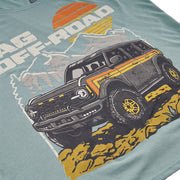 Retro Mountain Stonewash Green Tank Top - Small - IAG-APP-2111S image 4