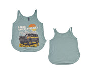 Retro Mountain Stonewash Green Tank Top - Large - IAG-APP-2111L