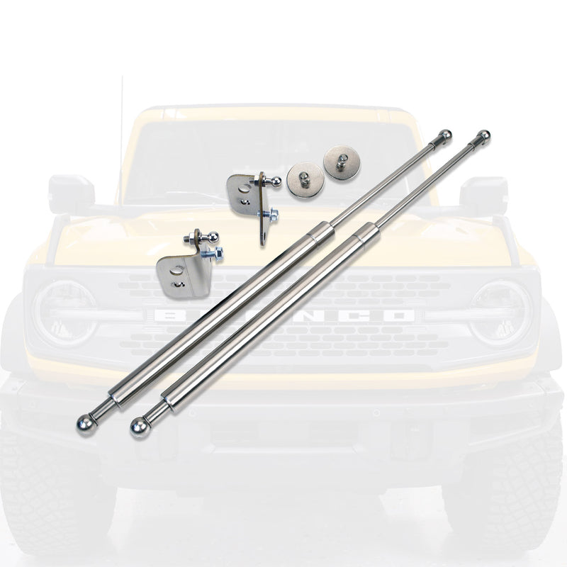 EZ-Lift Hood Struts - Silver - IAG-BDY-F1002SL image 3