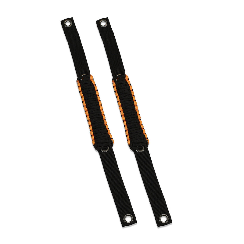 Paracord Grab Handle 2-Piece Set - Orange - IAG-BDY-F1102CO image 2