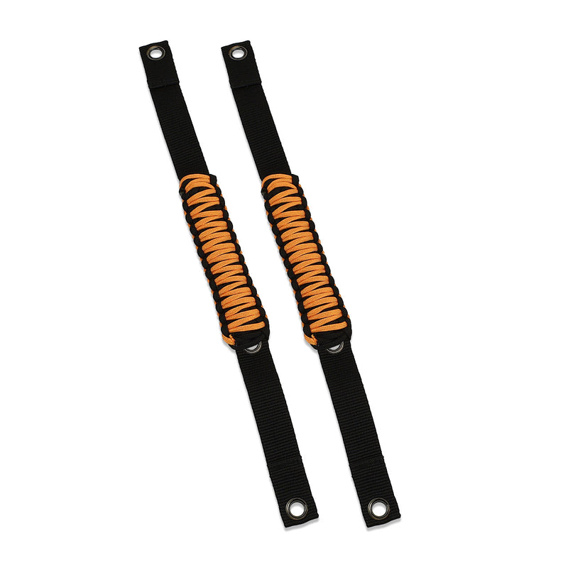 Paracord Grab Handle 2-Piece Set - Orange - IAG-BDY-F1102CO