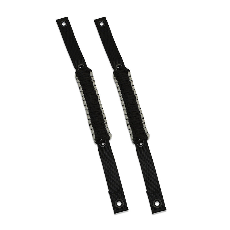 Paracord Grab Handle 2-Piece Set - Silver - IAG-BDY-F1102IS image 2