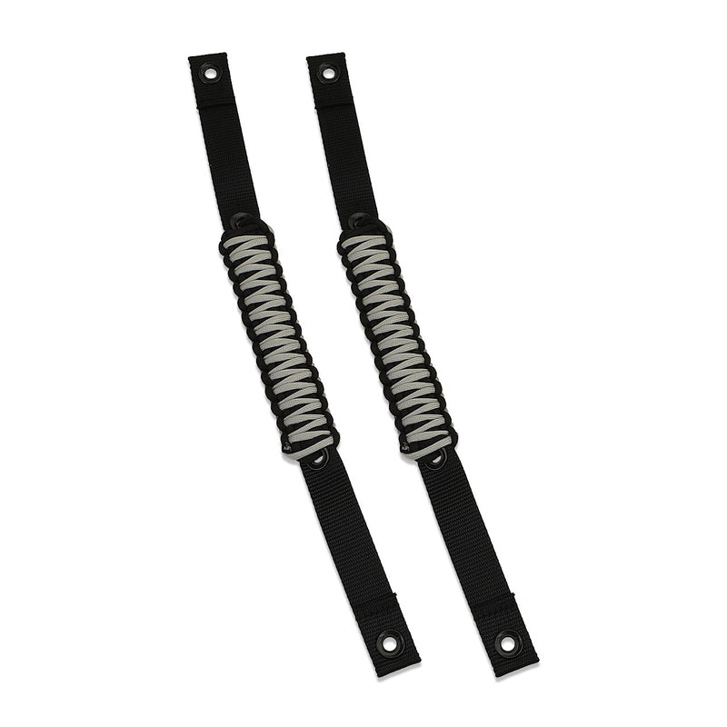 Paracord Grab Handle 2-Piece Set - Silver - IAG-BDY-F1102IS