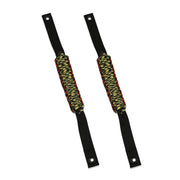 Paracord Grab Handle 2-Piece Set - Yellow/Black/Red - IAG-BDY-F1102MD image 2