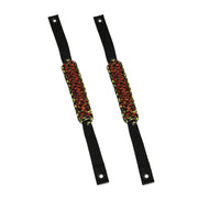 Paracord Grab Handle 2-Piece Set - Yellow/Black/Red - IAG-BDY-F1102MD