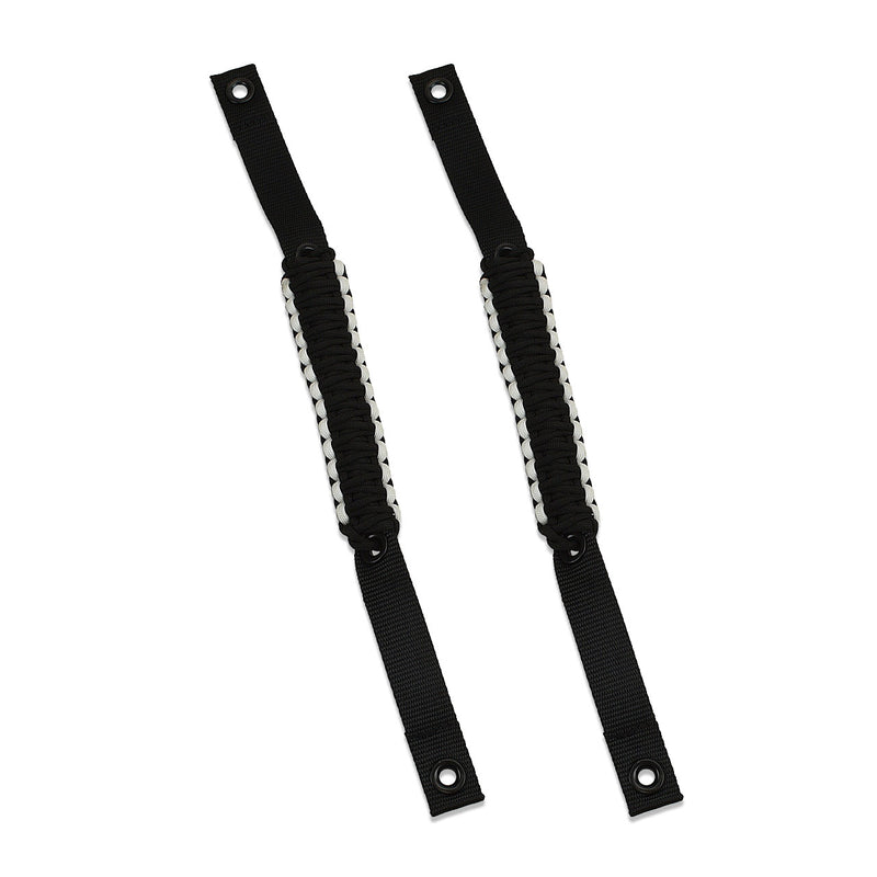 Paracord Grab Handle 2-Piece Set - White - IAG-BDY-F1102OW image 2