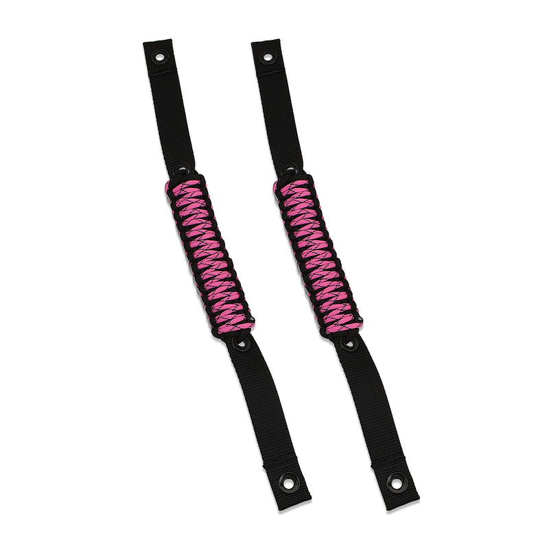 Paracord Grab Handle 2-Piece Set - Pink - IAG-BDY-F1102PK