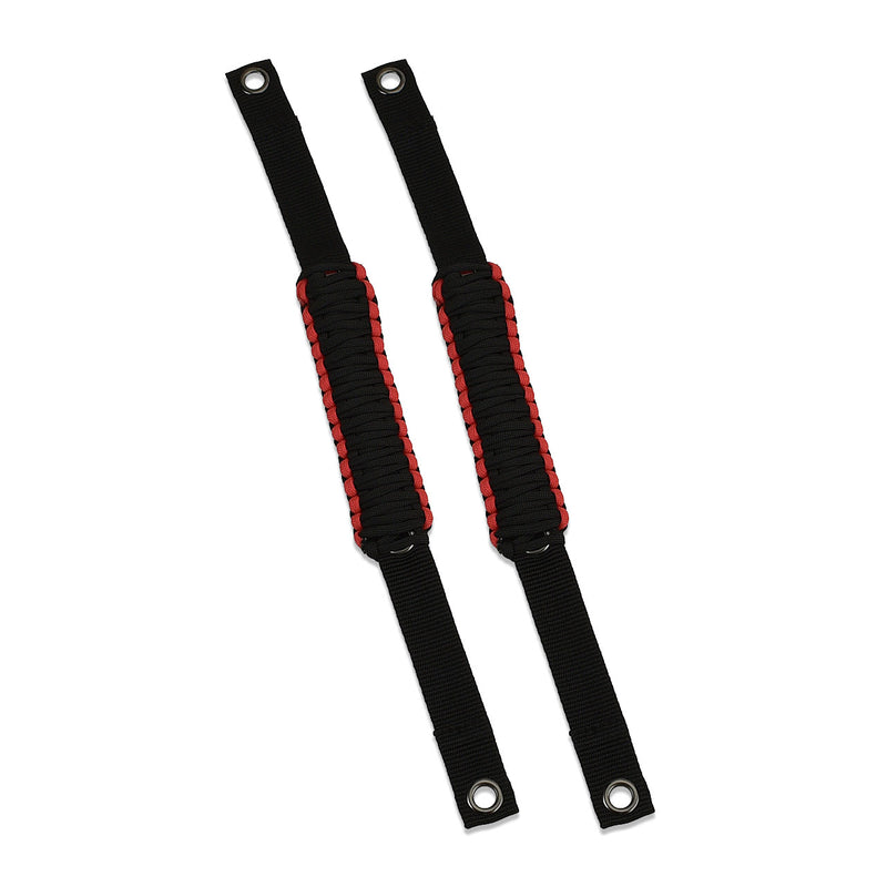Paracord Grab Handle 2-Piece Set - Dark Red - IAG-BDY-F1102RRM image 2