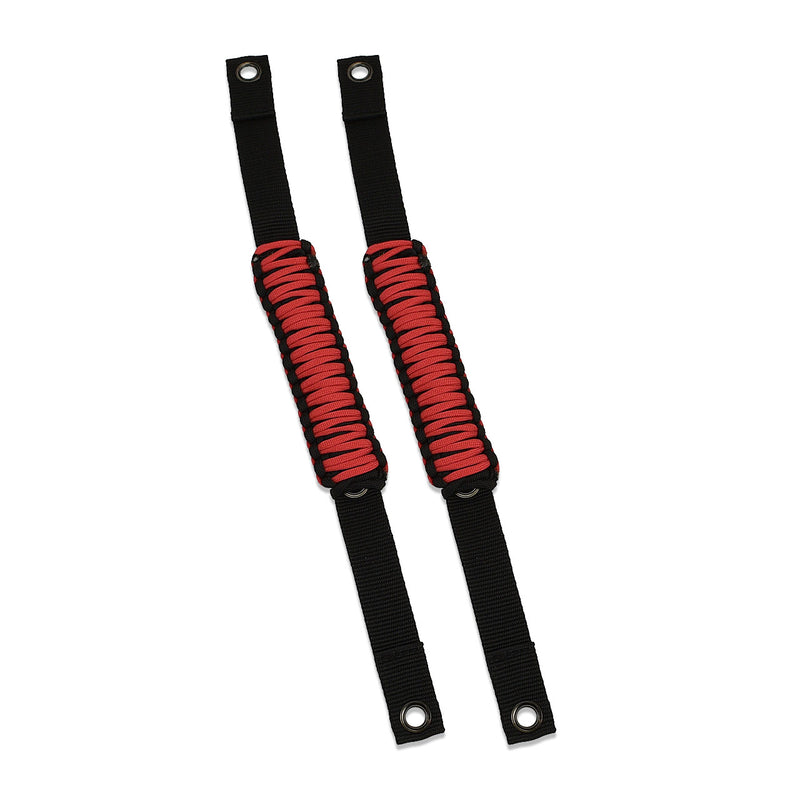 Paracord Grab Handle 2-Piece Set - Dark Red - IAG-BDY-F1102RRM