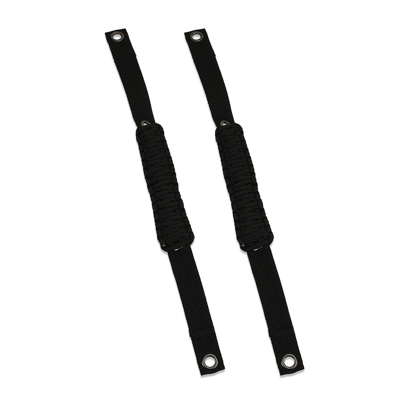 Paracord Grab Handle 2-Piece Set - Black - IAG-BDY-F1102SB image 2
