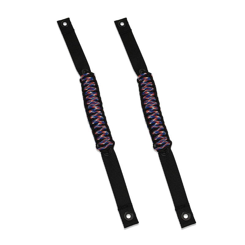 Paracord Grab Handle 2-Piece Set - Red/White/Blue - IAG-BDY-F1102USA