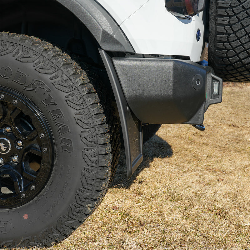 Trail Shield Adjustable Mud Flaps Rear Set Only For 2021+ Ford Bronco - IAG-BDY-F1303 image 4