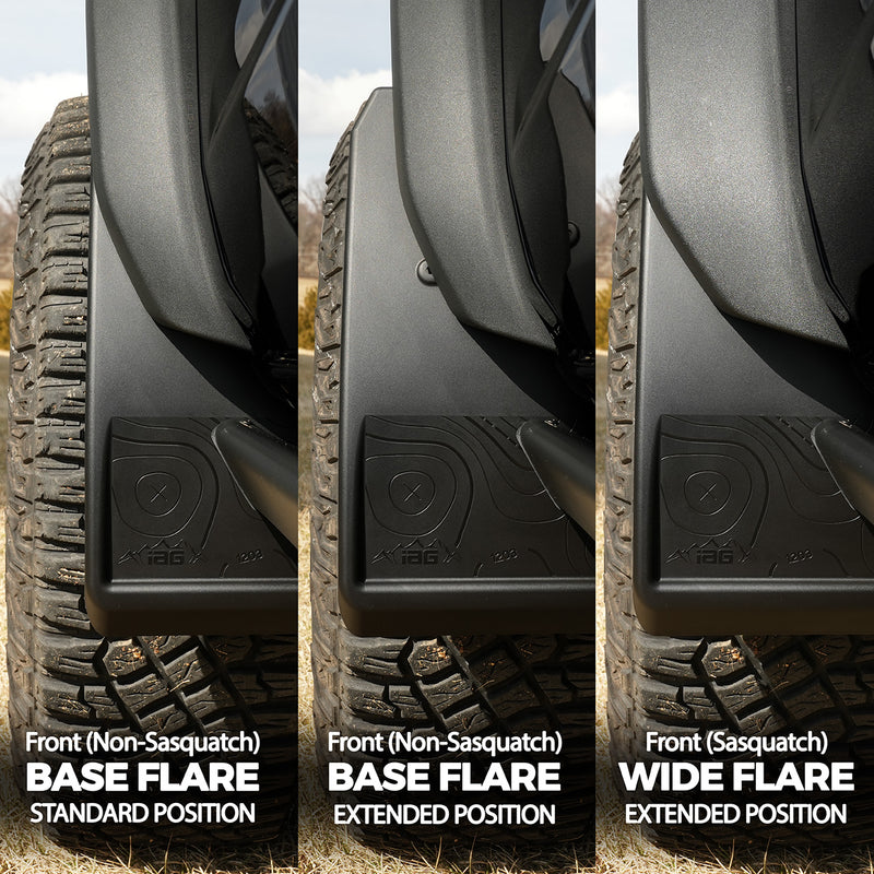 Trail Shield Adjustable Mud Flaps Front & Rear Set For 2021+ Ford Bronco - IAG-BDY-F1304 image 8