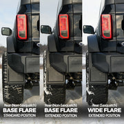 Trail Shield Adjustable Mud Flaps Front & Rear Set For 2021+ Ford Bronco - IAG-BDY-F1304 image 9