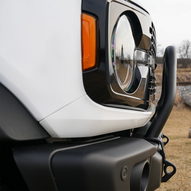 FMS OE Style Capable Bull Bar With Black Recovery Points - IAG-BDY-F1450BK image 4