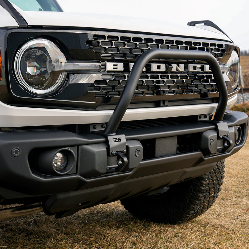 FMS OE Style Capable Bull Bar With Black Recovery Points - IAG-BDY-F1450BK image 5