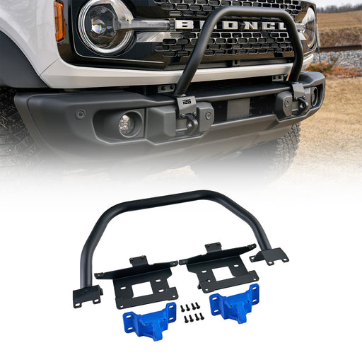 FMS OE Style Capable Bull Bar With Blue Recovery Points - IAG-BDY-F1450BL