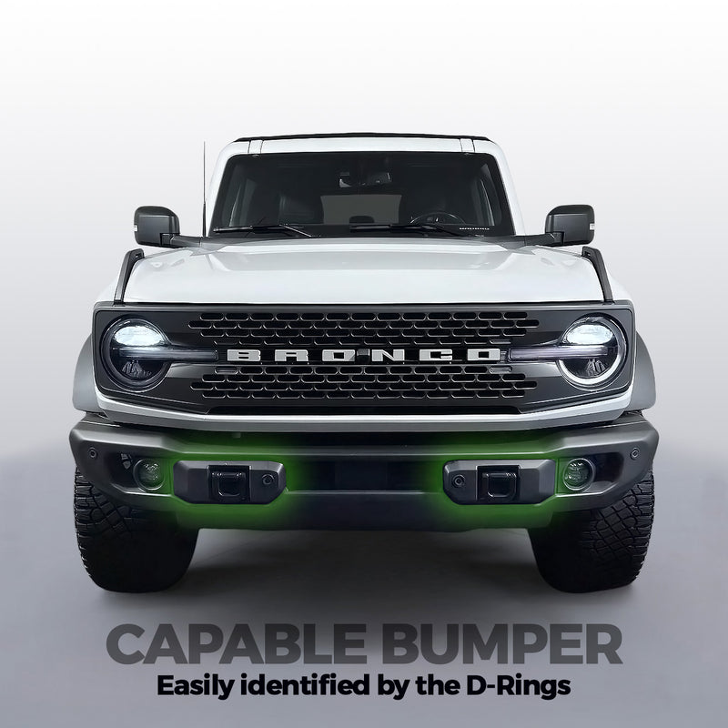 FMS OE Style Capable Bull Bar With Blue Recovery Points - IAG-BDY-F1450BL image 16
