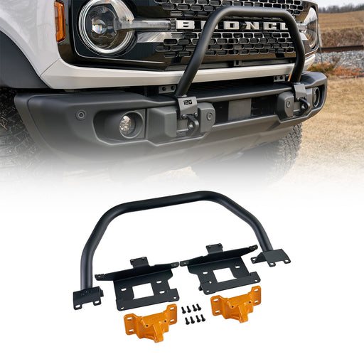 FMS OE Style Capable Bull Bar With Orange Recovery Points - IAG-BDY-F1450OR