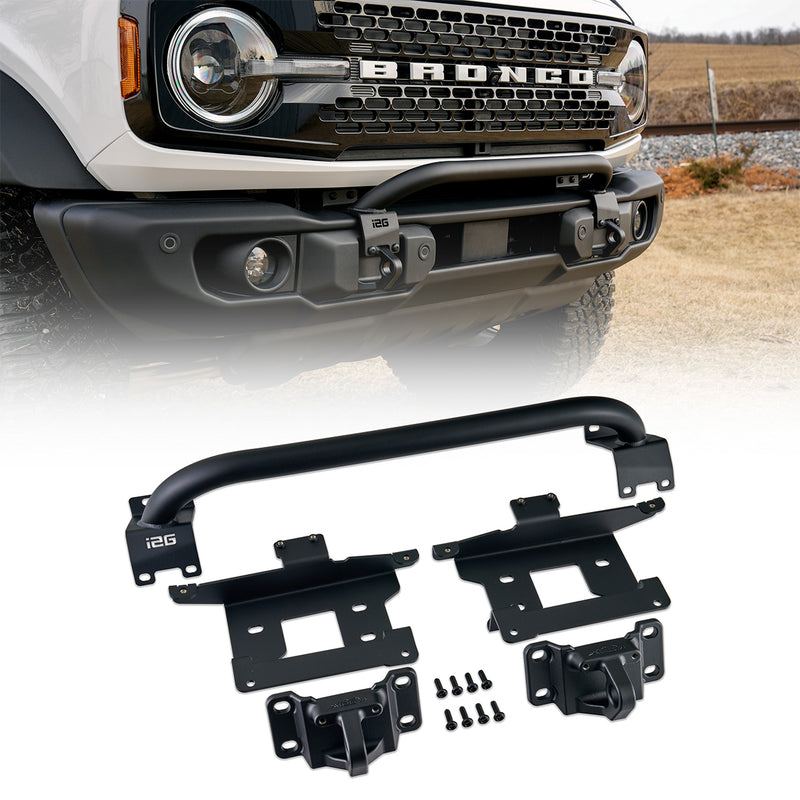 FMS Mini Capable Bull Bar With Black Recovery Points - IAG-BDY-F1451BK