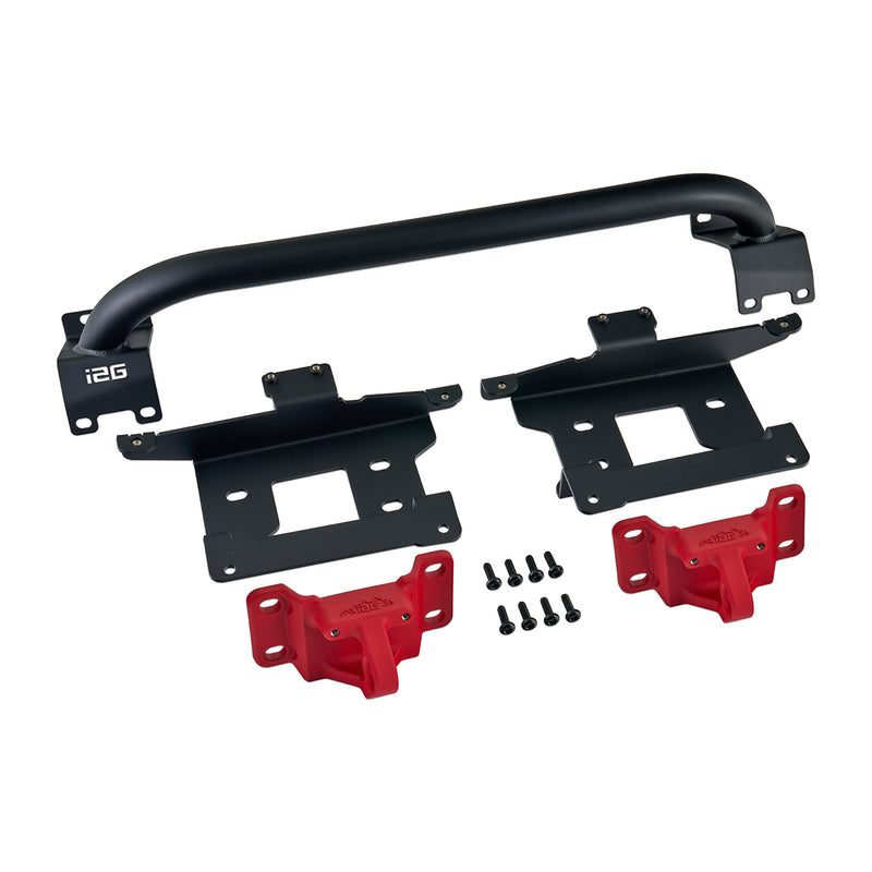 FMS Mini Capable Bull Bar With Red Recovery Points - IAG-BDY-F1451RD image 2