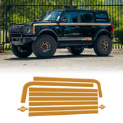 Boss Style Vinyl Side Stripe Kit Gold - IAG-BDY-F2080GD