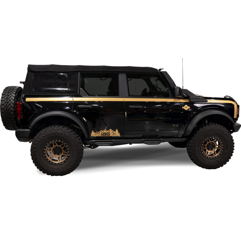 Boss Style Vinyl Side Stripe Kit Gold - IAG-BDY-F2080GD image 3