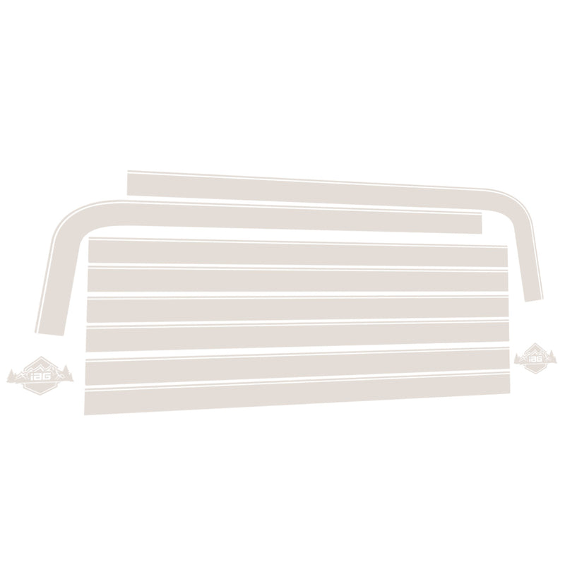 Boss Style Vinyl Side Stripe Kit Gloss White - IAG-BDY-F2080GWH image 3