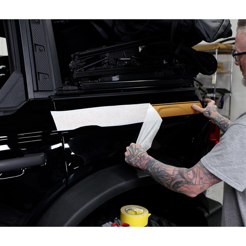 Boss Style Vinyl Side Stripe Kit Gloss White - IAG-BDY-F2080GWH image 5