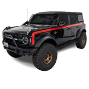 Boss Style Vinyl Side Stripe Kit Red - IAG-BDY-F2080RD image 2