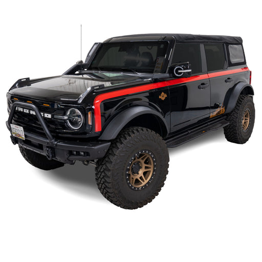 Boss Style Vinyl Side Stripe Kit Red - IAG-BDY-F2080RD image 2